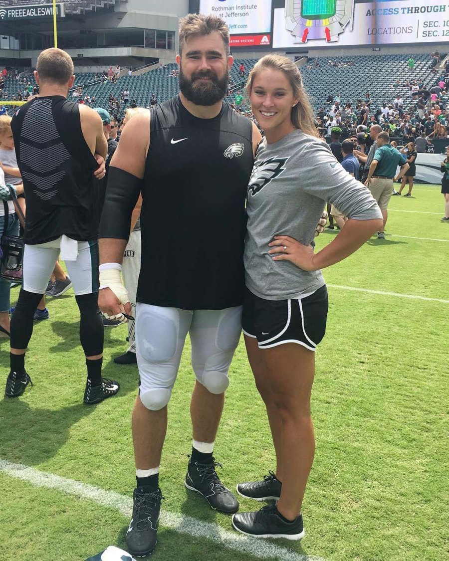 Philadelphia Eagles’ Jason Kelce and Wife Kylie McDevitt’s Relationship Timeline: See Photos