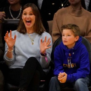 Slam Dunk! Jen Garner Attends Lakers Game With Son in Rare Public Outing