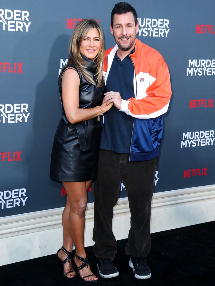 Jennifer Aniston Says BFF Adam Sandler Calls Out Her Dating Choices Murder Mystery
