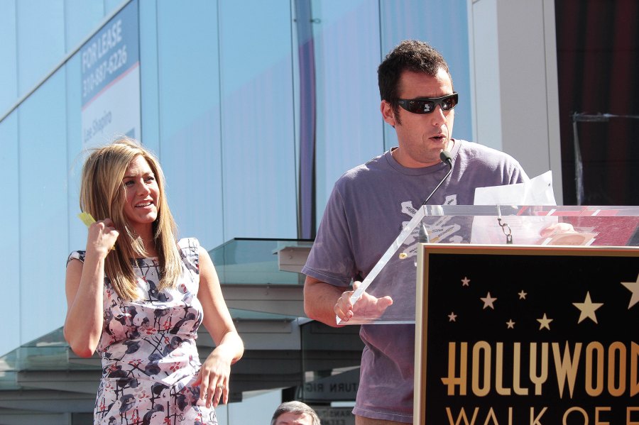 Jennifer Aniston and Adam Sandler's Friendship Through the Years   - 088 Jennifer Aniston honored with Star on The Hollywood Walk Of Fame, Los Angeles, America - 22 Feb 2012