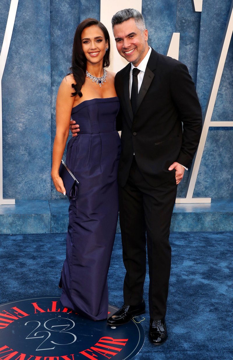 Jessica Alba and Cash Warren Vanity Fair Oscars Party Oscars 2023