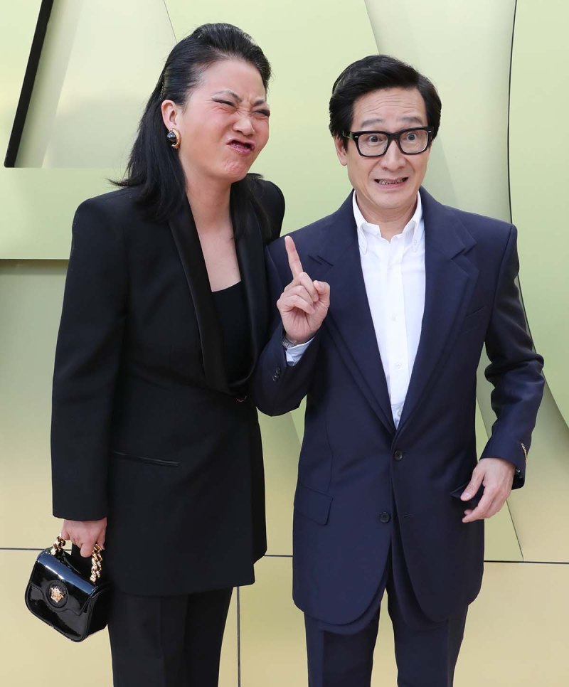 Get Goofy! Ke Huy Quan and Wife Echo Quan Make Silly Faces at the Oscars 2023