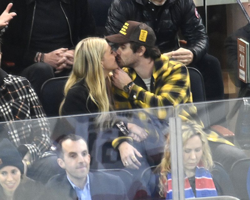 Kelsea Ballerini and Chase Stokes Spotted Packing on PDA at Rangers Game as He Hints at Supporting 'SNL' Debut