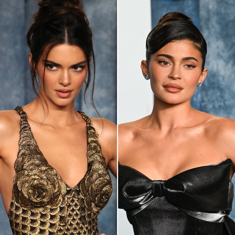 Kendall Jenner and Kylie at Vanity Fair Oscars Party
