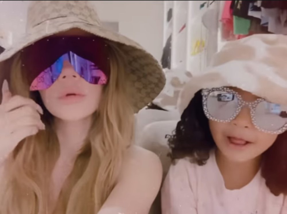 Khloe and True rap together March 2023