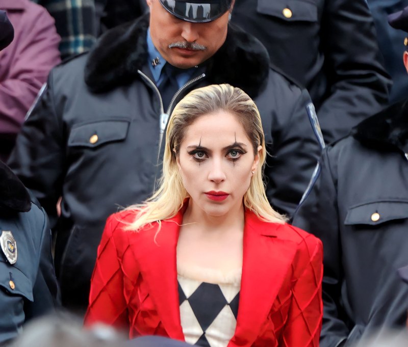 Lady Gaga Steps Out in Harley Quinn Costume, Makeup for 1st Time While Filming 'Joker 2'