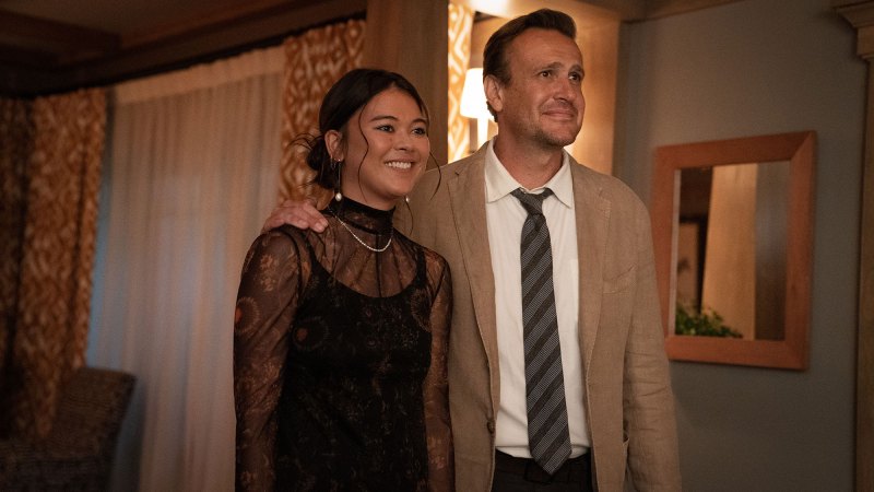 Lukita Maxwell and Jason Segel Imposter Syndrome Shrinking Engagement Party