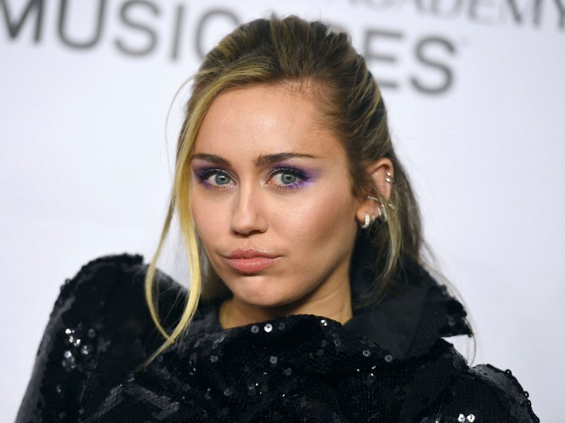 Miley Cyrus Brings the 'Grime and Glamour' on 8th Album ‘Endless Summer Vacation’: Lyric Breakdown purple eyeshadow