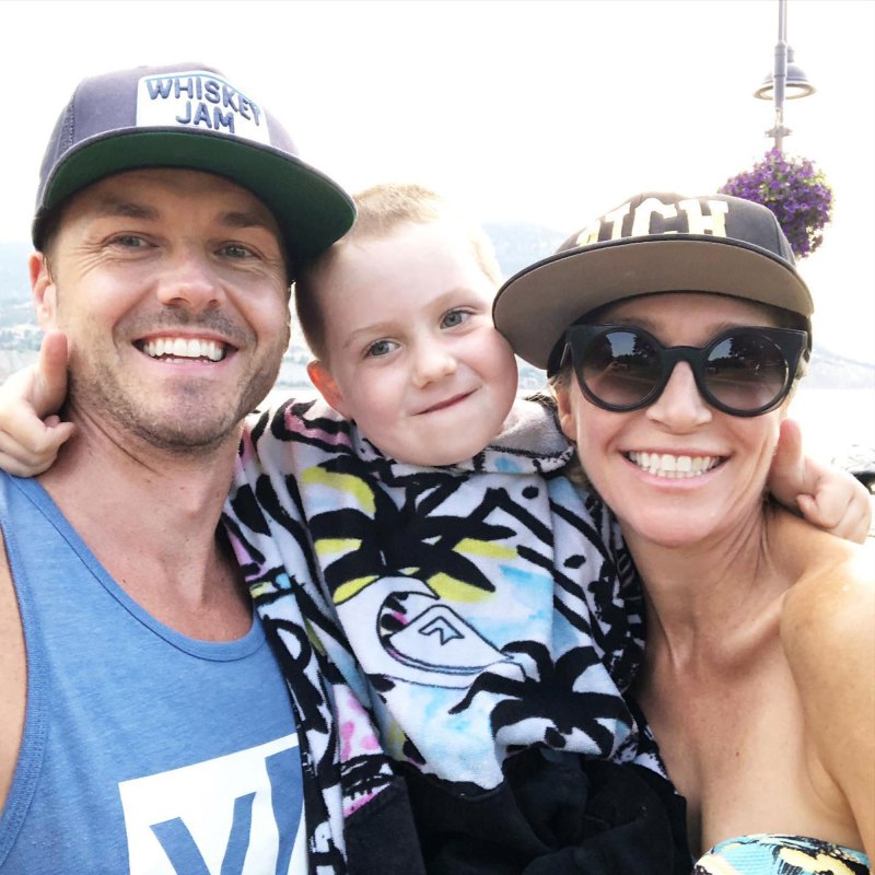 Paul Campbell Family Album: See the Hallmark Channel Star’s Sweetest Moments With Wife and Son blue tank