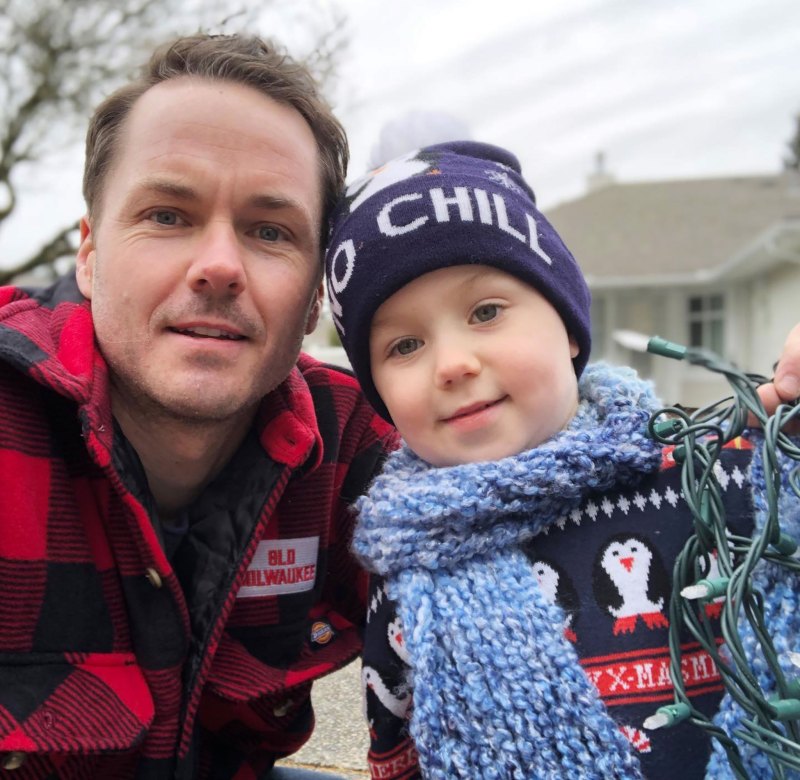 Paul Campbell Family Album: See the Hallmark Channel Star’s Sweetest Moments With Wife and Son red plaid jacket Jan 2020