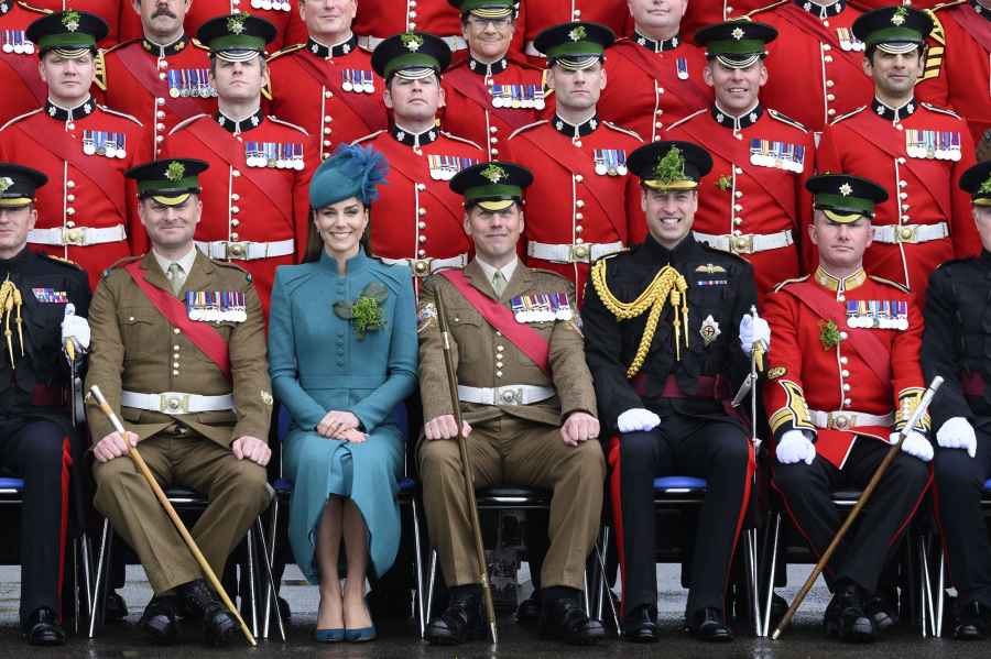 Princess Kate Attends 1st St. Patrick's Day Parade as Colonel of the Irish Guards: Photos