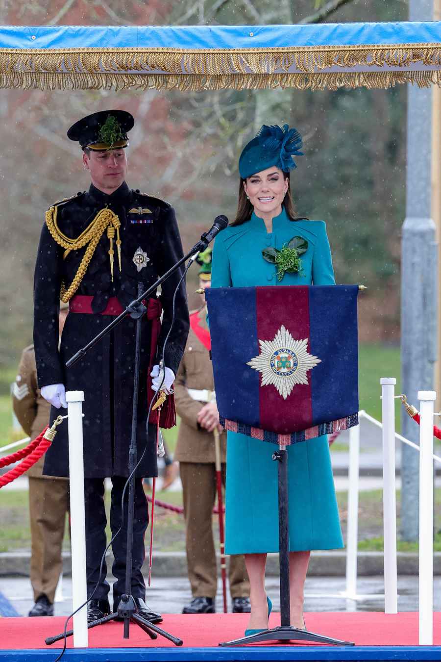 Princess Kate Attends 1st St. Patrick's Day Parade as Colonel of the Irish Guards: Photos