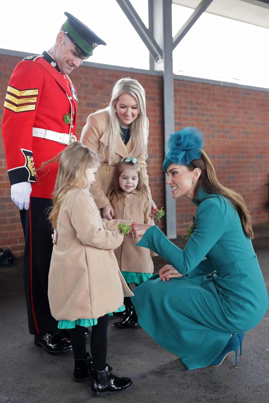 Princess Kate Attends 1st St. Patrick's Day Parade as Colonel of the Irish Guards: Photos