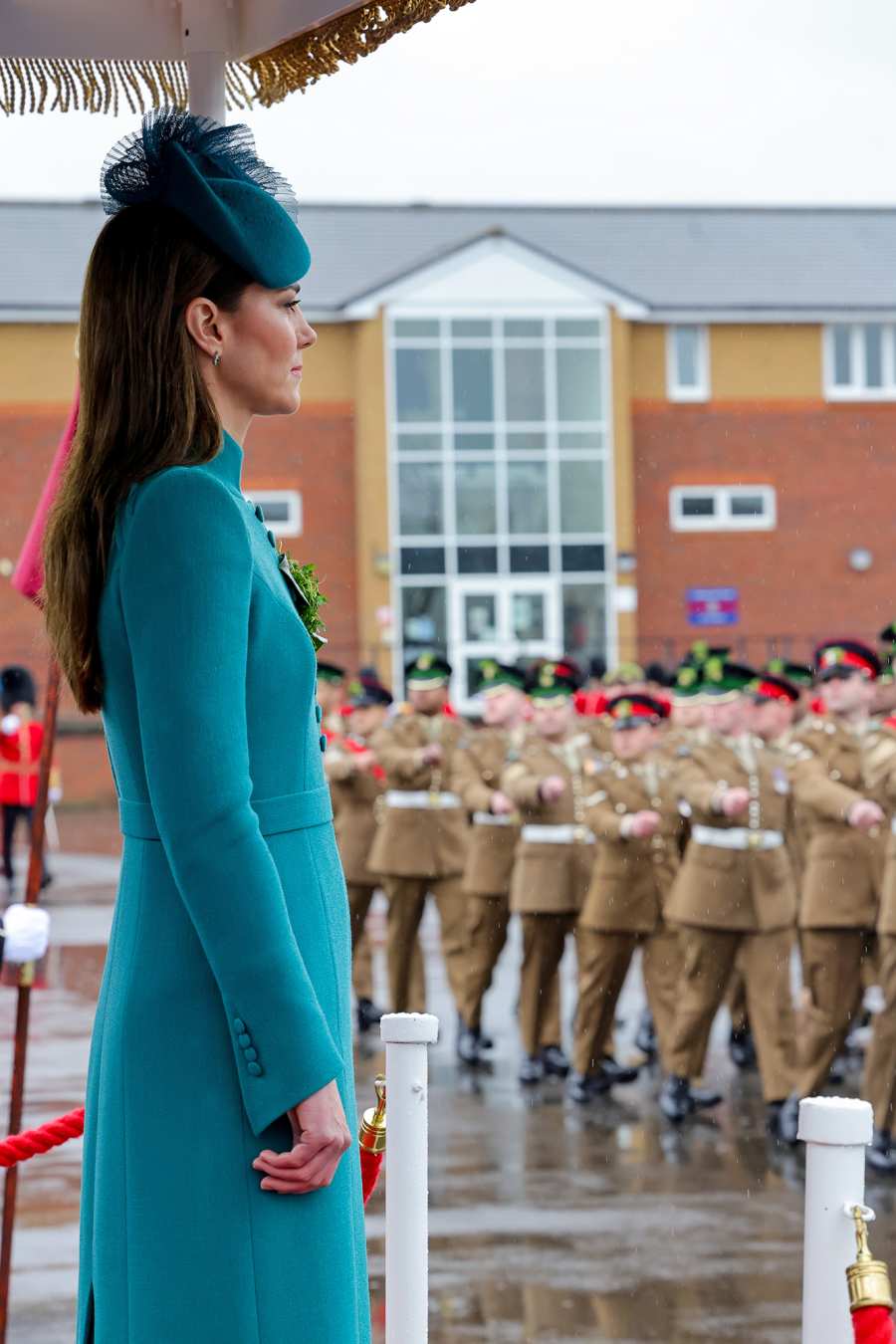 Princess Kate Attends 1st St. Patrick's Day Parade as Colonel of the Irish Guards: Photos