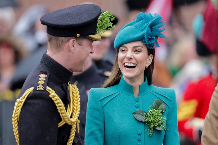 Princess Kate Attends 1st St. Patrick's Day Parade as Colonel of the Irish Guards: Photos