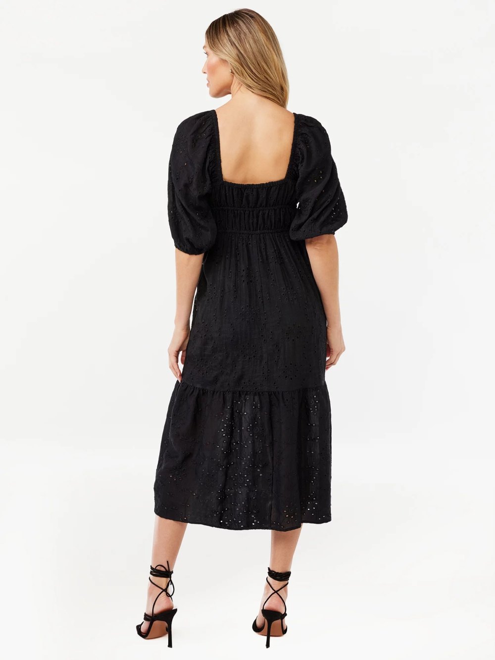 Sofia Jeans by Sofia Vergara Women's Eyelet Empire Dress