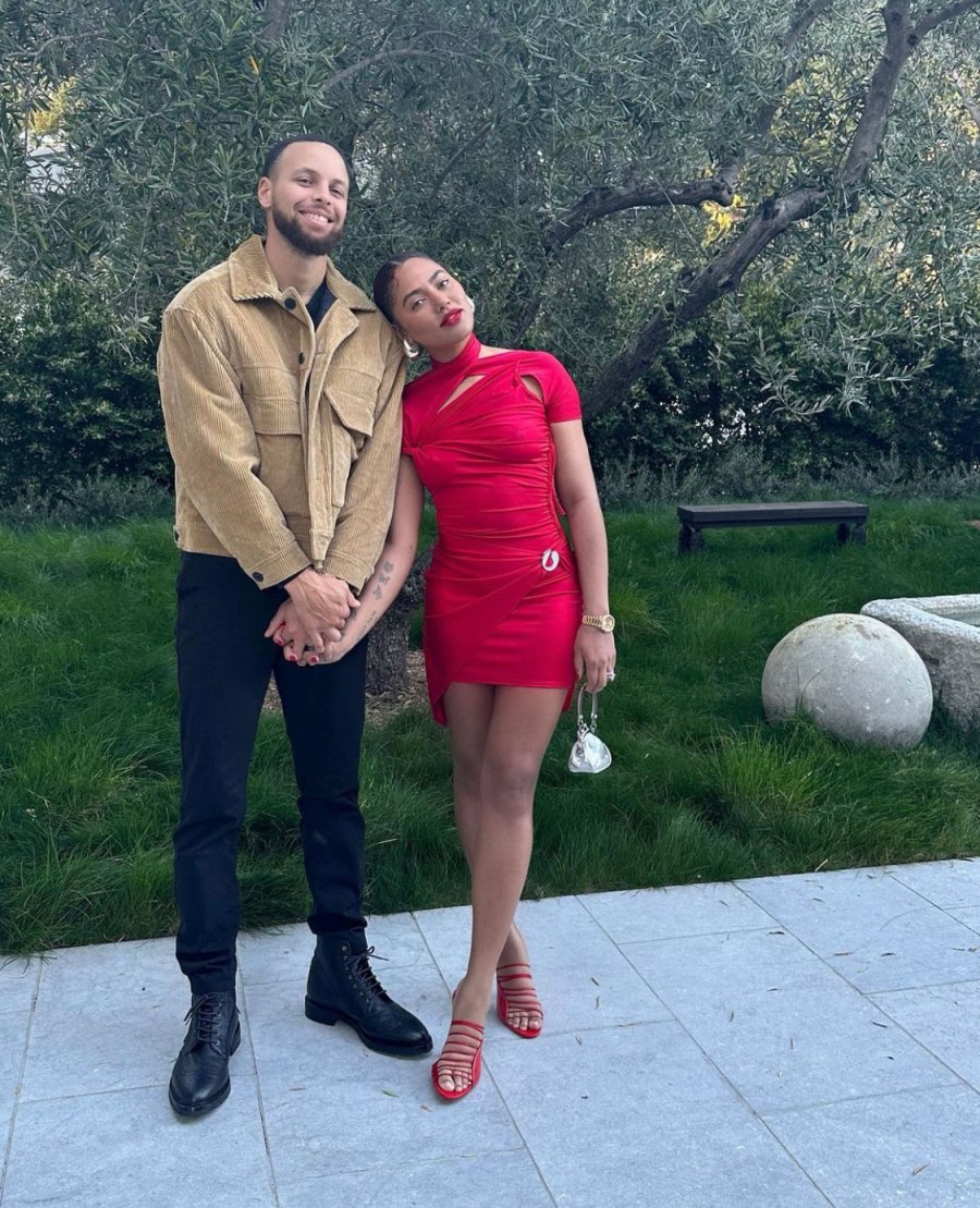 Steph Cury and Ayesha Curry