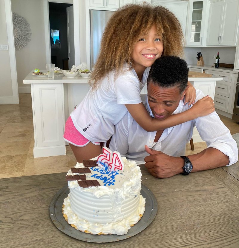 T.J. Holmes' Sweetest Moments With His, Marilee Fiebig's Daughter Sabine: Photos