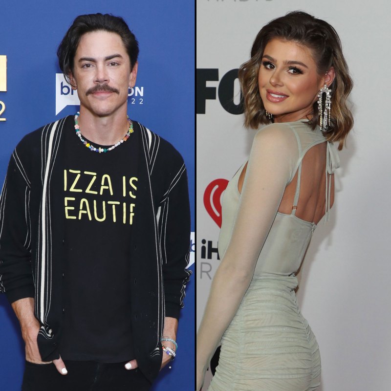 Vanderpump Rules' Tom Sandoval and Raquel Leviss Make Their Debut as a Couple After Cheating Scandal, Ariana Madix Split bead necklace