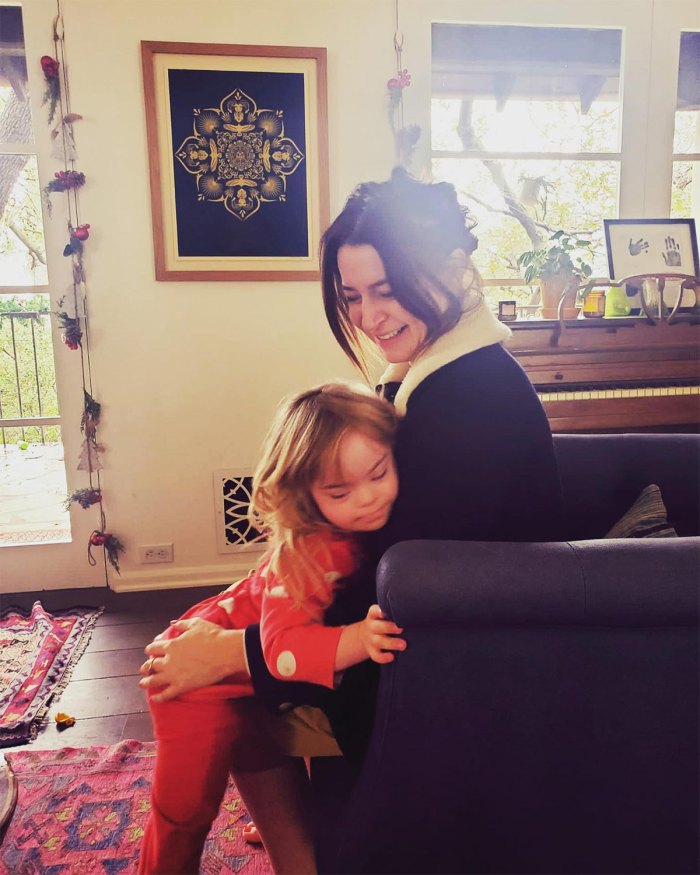Caterina Scorsone Hugs Daughter on World Down Syndrome Day
