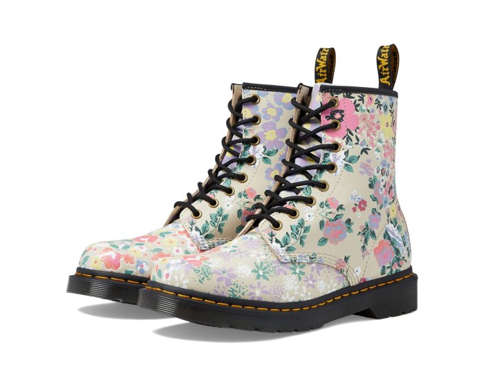 floral Dr. Martens boots