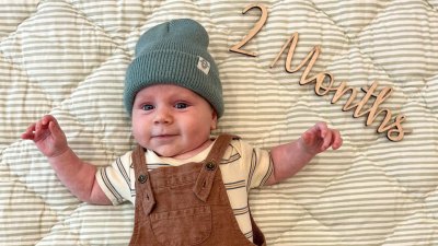 Rome is 2 months!  Check out DWTS' Jenna and Val's sweetest photos of their son