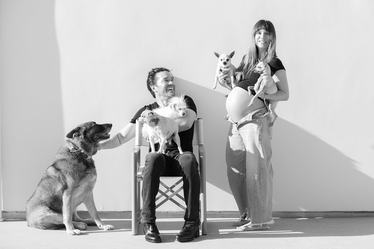 Adorable Expectant Celebrity Moms Embracing Their Cherished Pets During Pregnancy: Olivia Munn, Sharna Burgess, and More