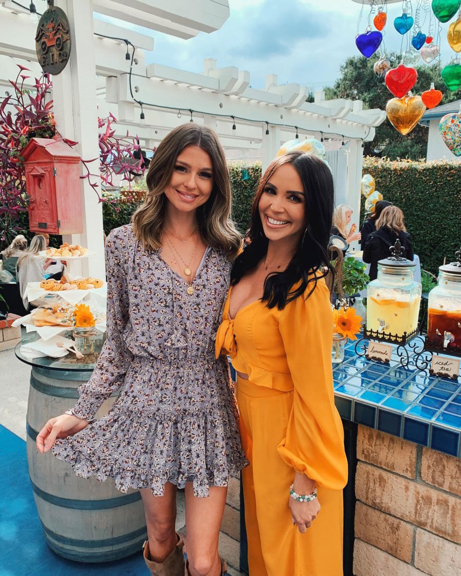 ‘Vanderpump Rules’ Costars Scheana Shay and Raquel Leviss’ Ups and Downs orange outfit