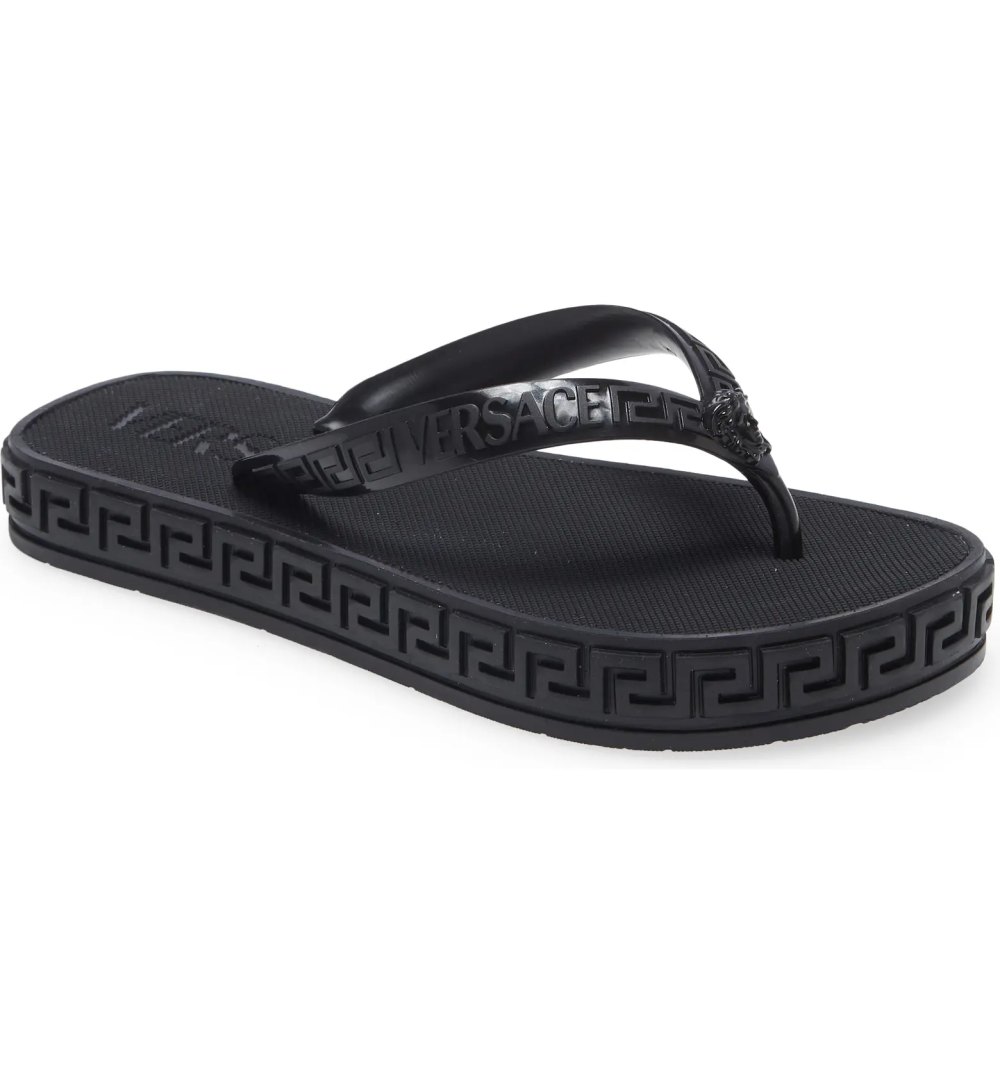 Versace flip-flops