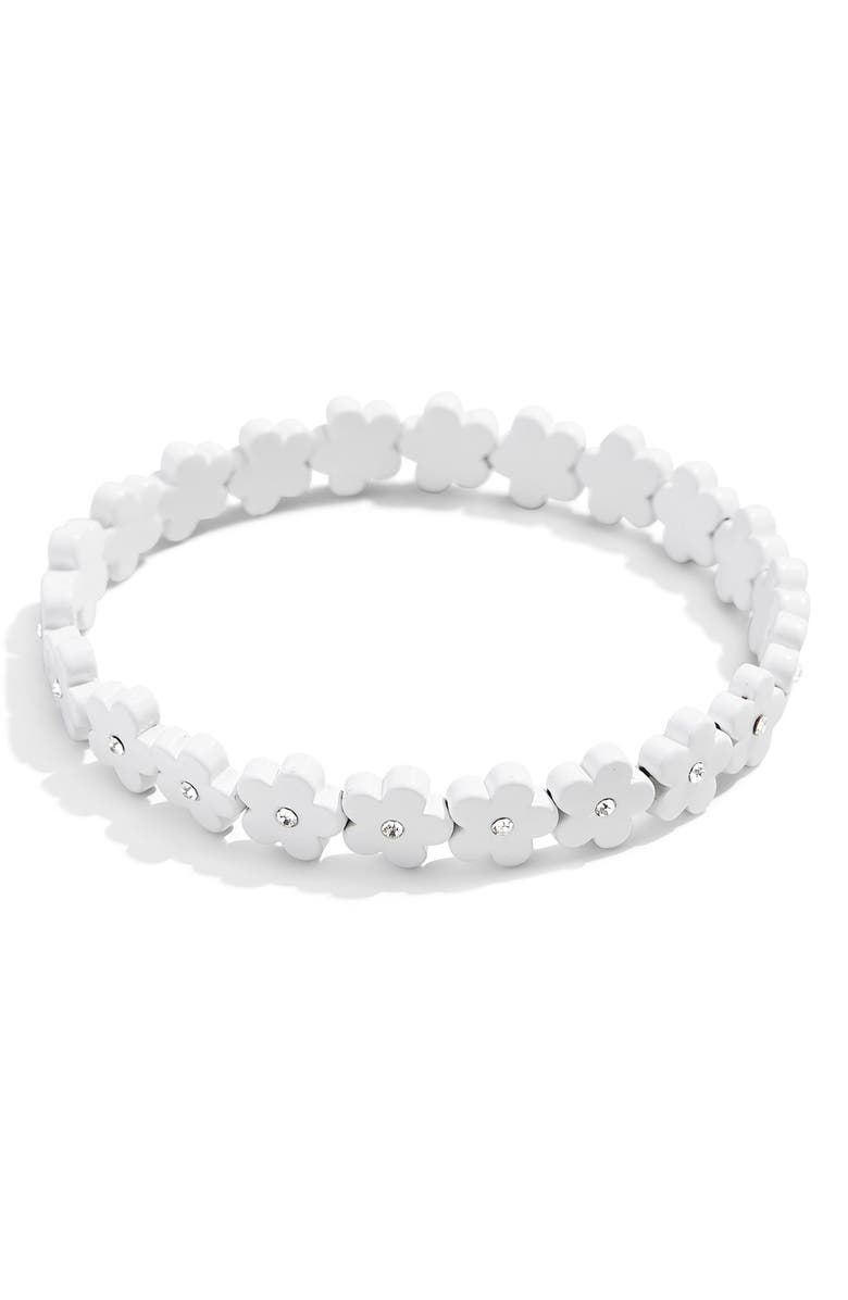 white daisy bracelet