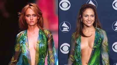 Amber Valleta Talks Versace Dress