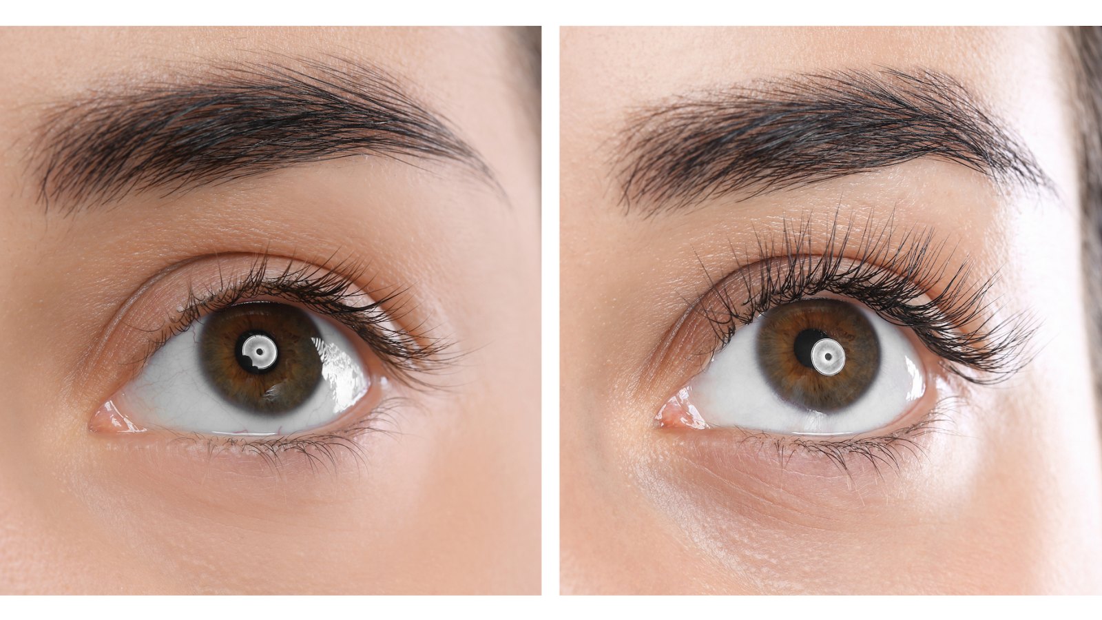 Before-After-Lash-Growth-Stock-Photo