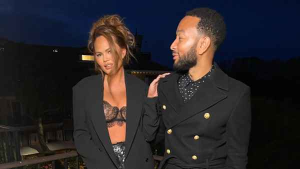 Chrissy Teigen Wears Lace Bra While on Date With John Legend