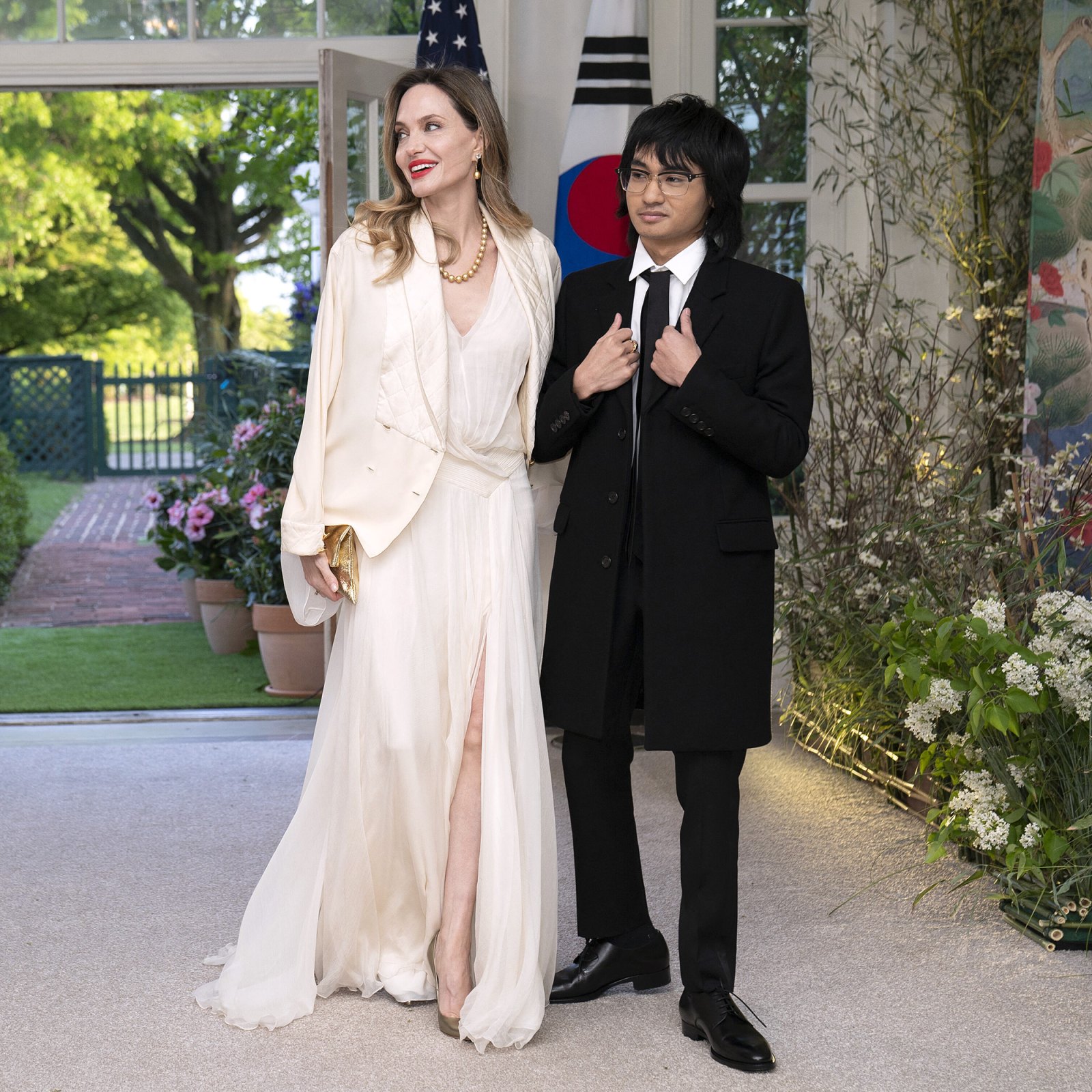Feature Angelina Jolie and Son Maddox Make Rare Joint Appearance at White House State Dinner