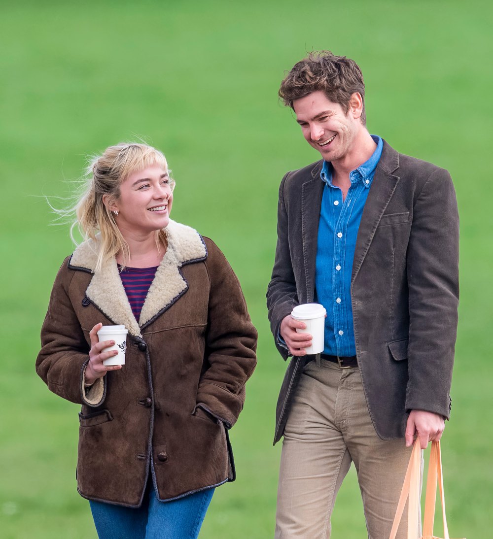 Florence Pugh and Andrew Garfield Film 'We Live in Time' in London- Photos - 688