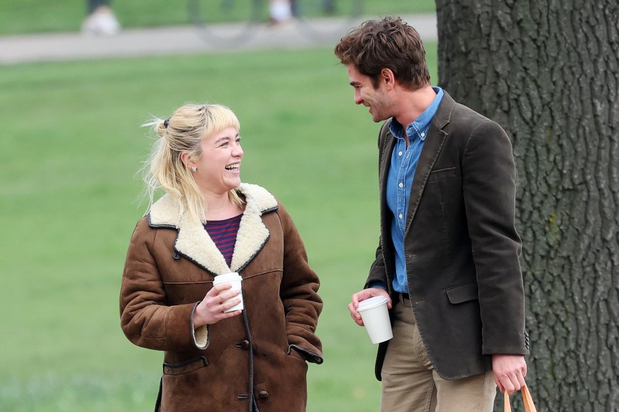 Florence Pugh and Andrew Garfield Film 'We Live in Time' in London- Photos - 691