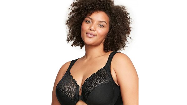 Glamorise Women's Plus Size Wonderwire Front-Closure Bra