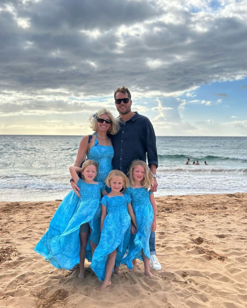 Hawaii Vibes Matthew Stafford and Wife Kelly Hall Family Album