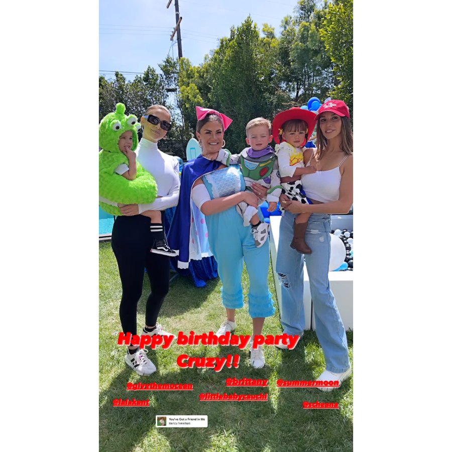 Jax Taylor and Brittany Celebrate Cruz’s Birthday With Scheana Shay and Lala Kent at 'Toy Story'-Themed Party: Photos
