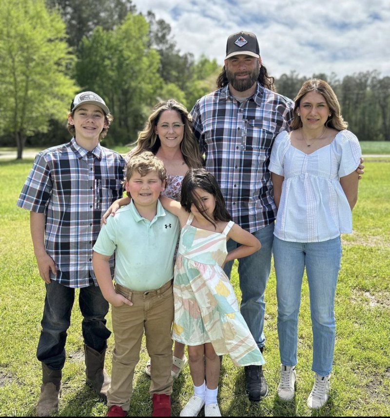 Jenelle Evans and family.
