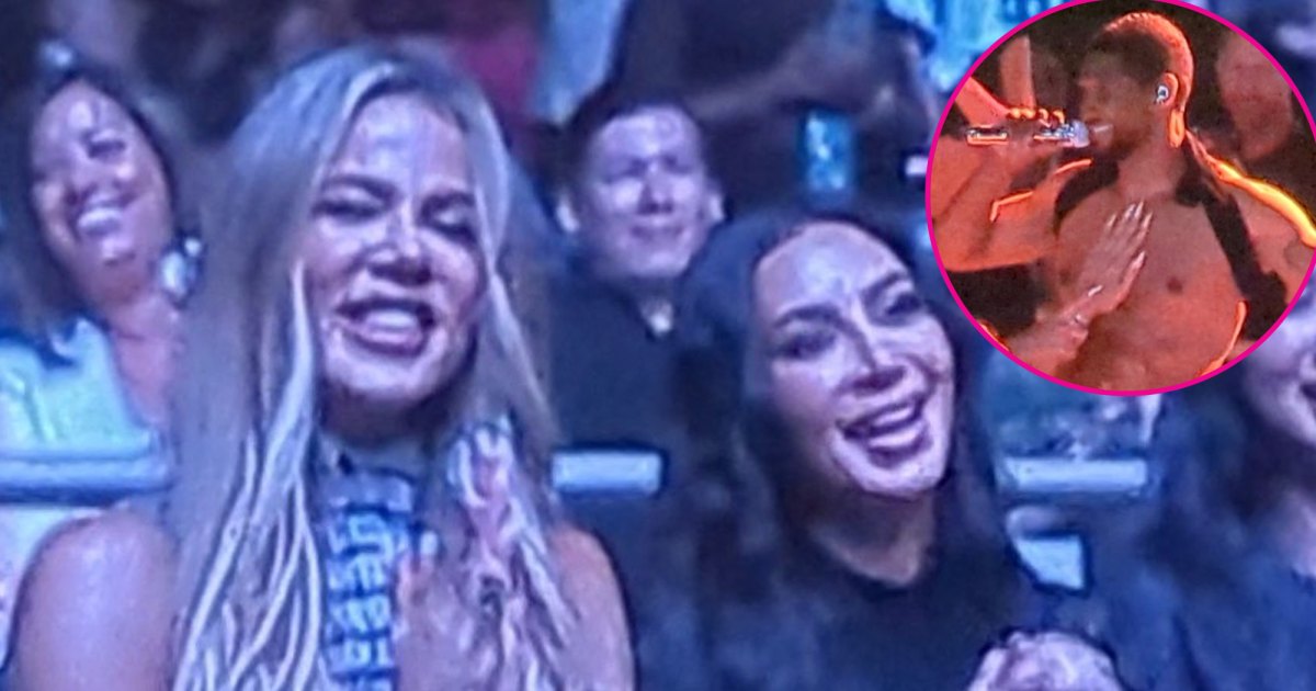 Khloe Kardashian Attends Usher Concert With Sister Kim: Photos Khloe Kardashian Attends Usher Concert With Sister Kim: Photos
