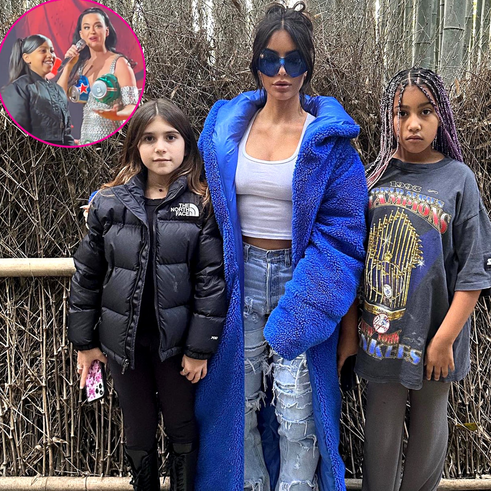 Kim Kardashian Brings Daughter North and Niece Penelope to Katy Perry's Las Vegas Concert — And North Danced With the Singer: See Photos