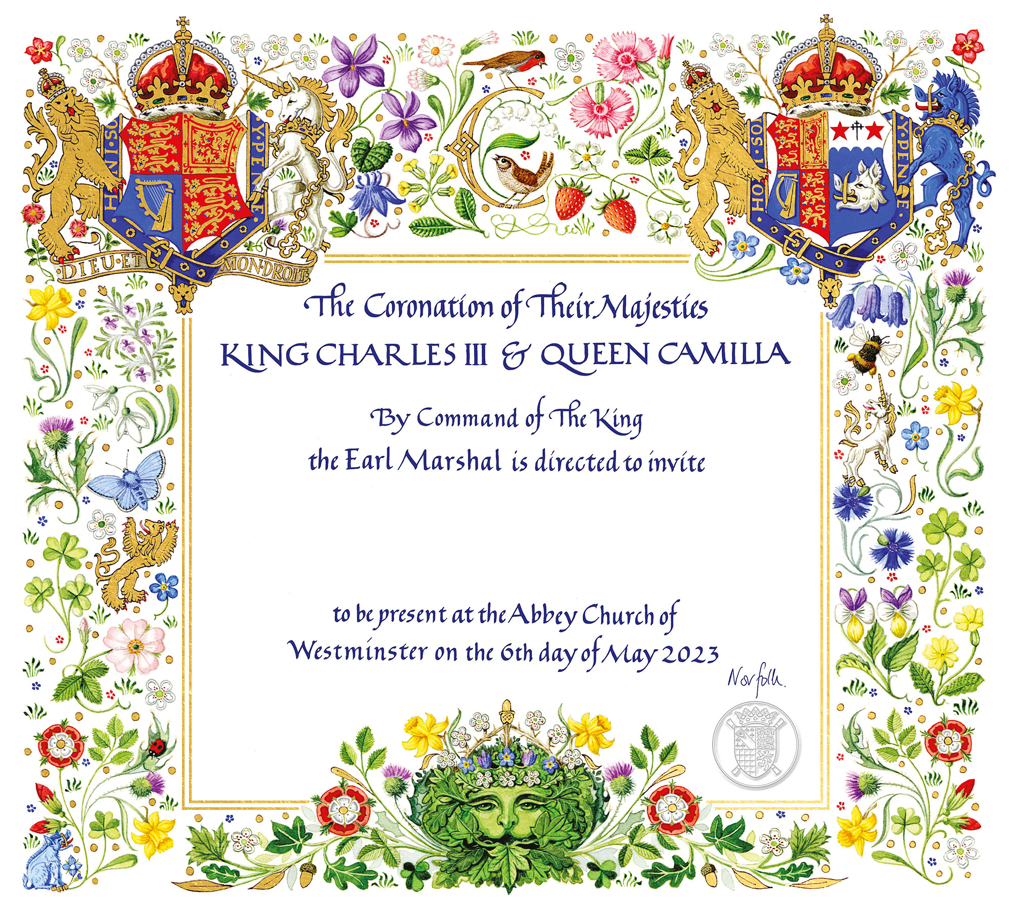King Charles III Coronation Invitations - 756 Coronation of King Charles III, London, United Kingdom - 04 Apr 2023