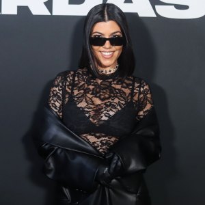 Kourtney Kardashian Wears Butt Baring Pants