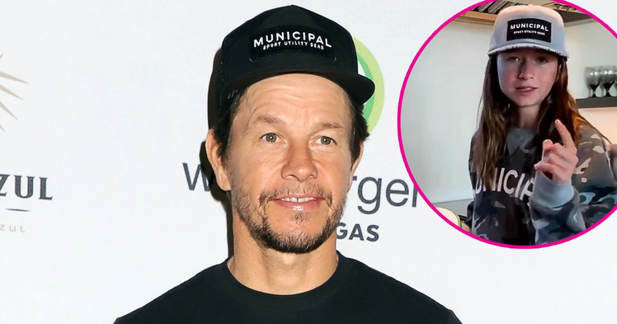 La hija de Mark Wahlberg lo está persiguiendo, modelando su línea de ropa.