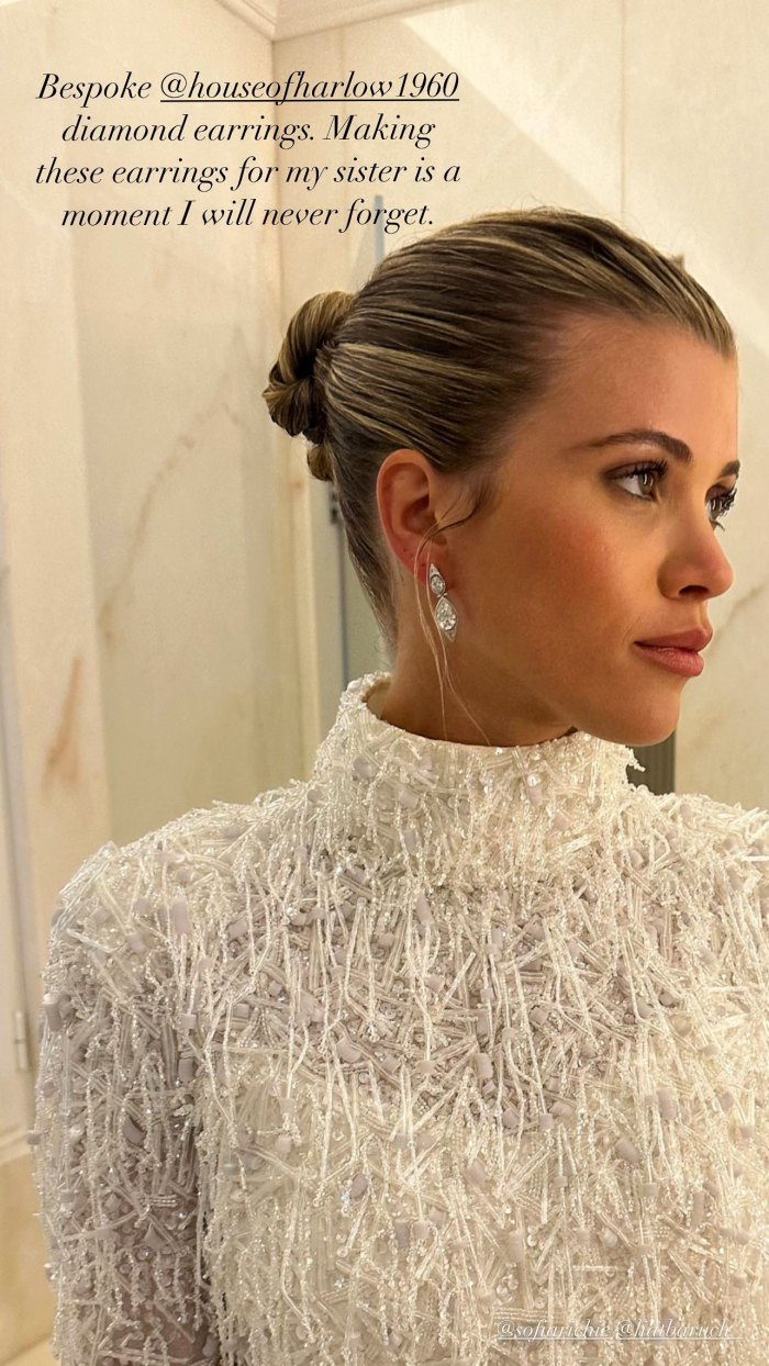 Nicole Richie Gushes About Designing Custom Earrings for Sofia Richie s Wedding 249