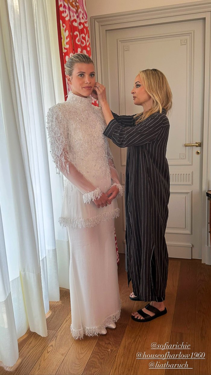 Nicole Richie Gushes About Designing Custom Earrings for Sofia Richie s Wedding 250