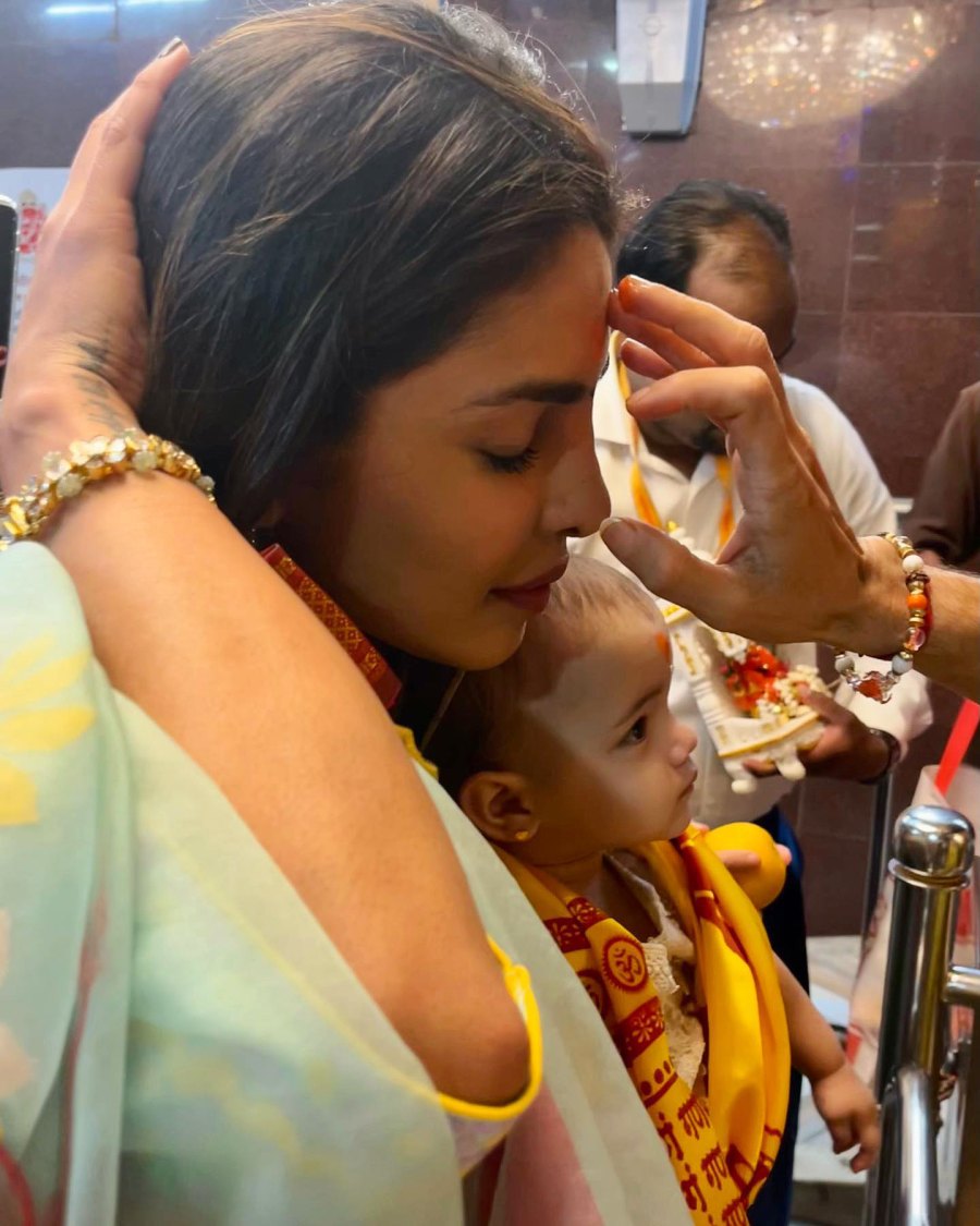 Priyanka Chopra Shares Photos From Her and Nick Jonas' Daughter Malti’s 1st Trip to India - 841