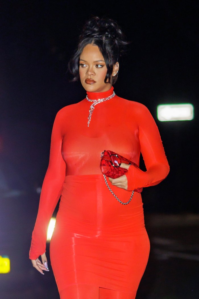 Rihanna in Red 4 24