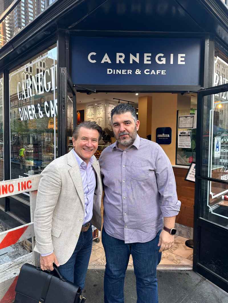 Robert Herjavec and Chef Stathis Antonakopoulos Hot Pics